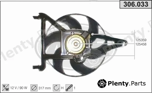 AHE 306.033 — Fan, engine cooling