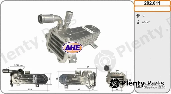 AHE 202.011 — Cooler, exhaust gas recirculation