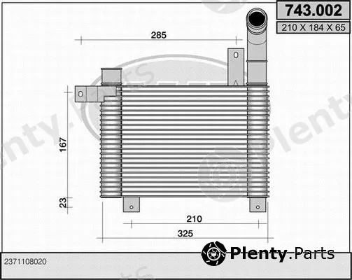 AHE 743.002 — Charge Air Cooler