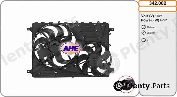 AHE 342.002 — Fan, engine cooling