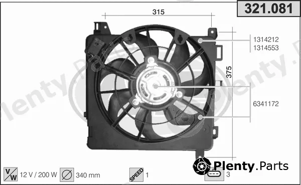 AHE 321.081 — Fan, engine cooling