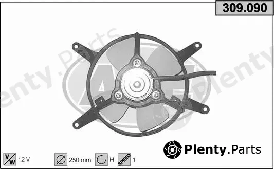 AHE 309.090 — Fan, engine cooling