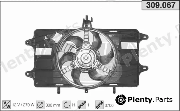 AHE 309.067 — Fan, engine cooling