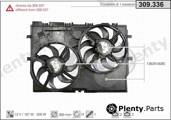 AHE 309.336 — Fan, engine cooling