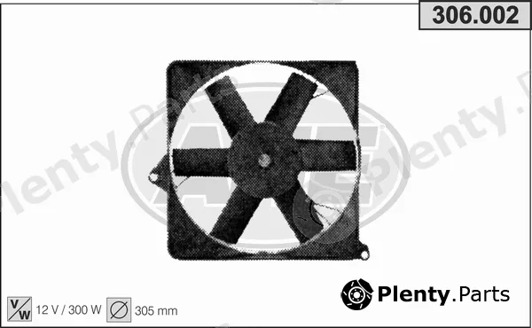 AHE 306.002 — Fan, engine cooling