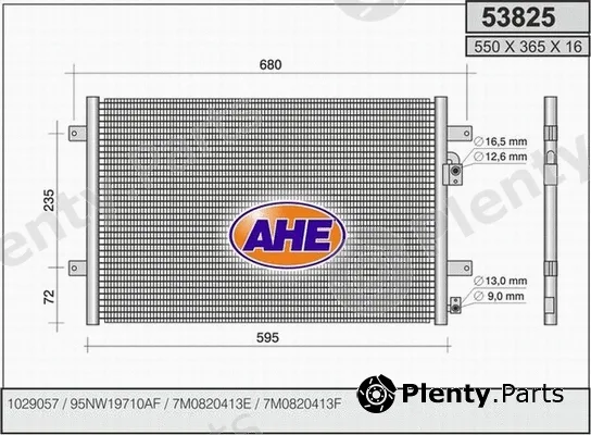 AHE 53825 — Condenser, air conditioning
