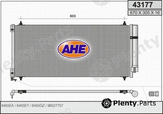 AHE 43177 — Condenser, air conditioning