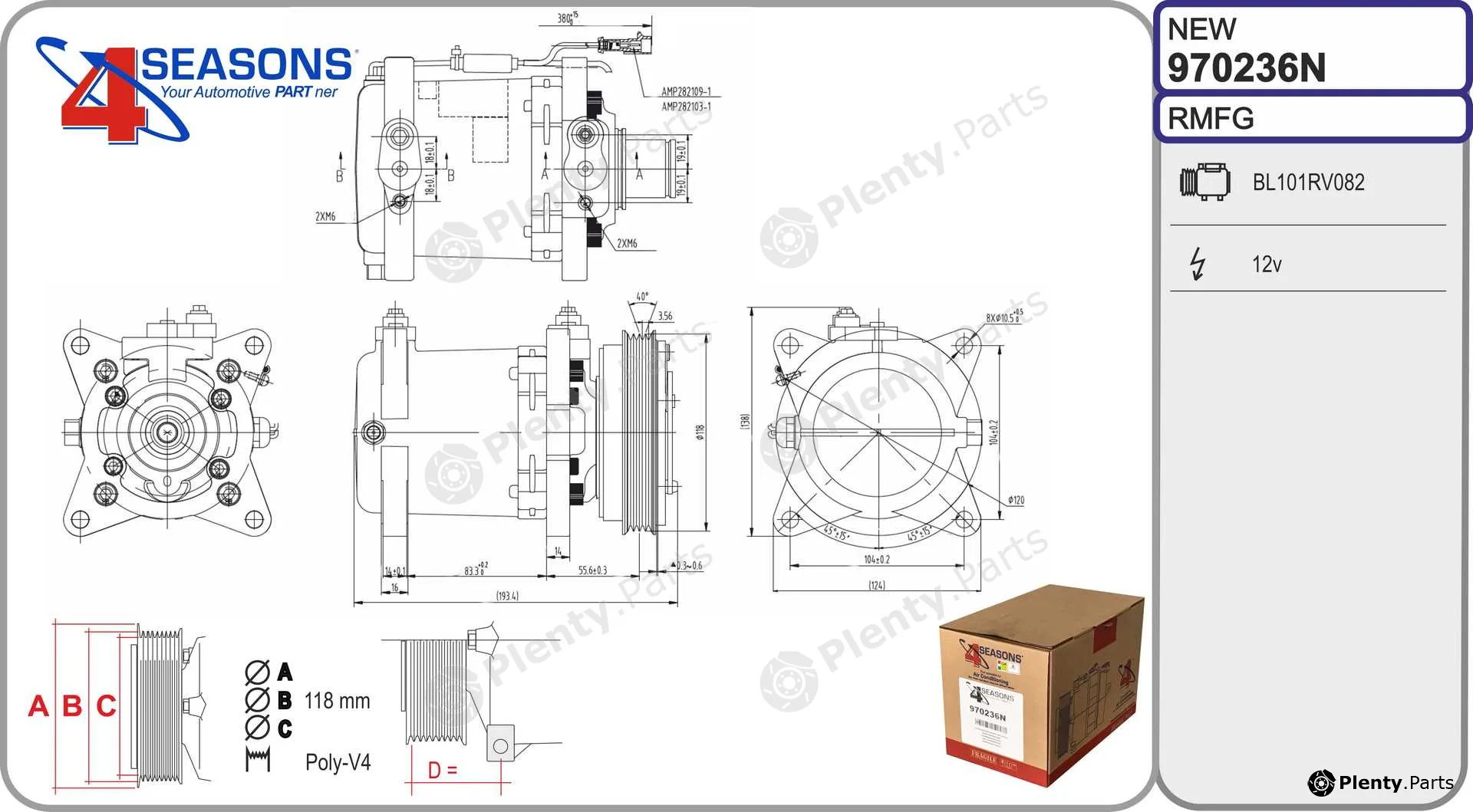 AHE 970236N — Compressor, air conditioning