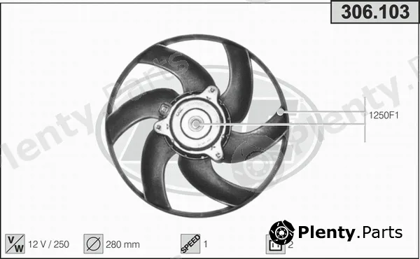 AHE 306.103 — Fan, engine cooling