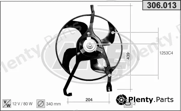 AHE 306.013 — Fan, engine cooling