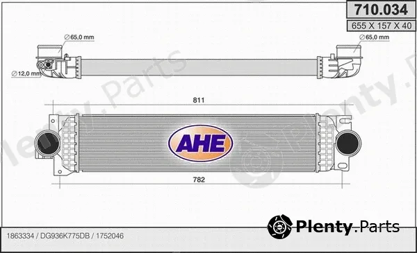 AHE 710.034 — Charge Air Cooler