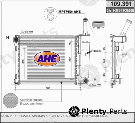 AHE 109.391 — Radiator, engine cooling