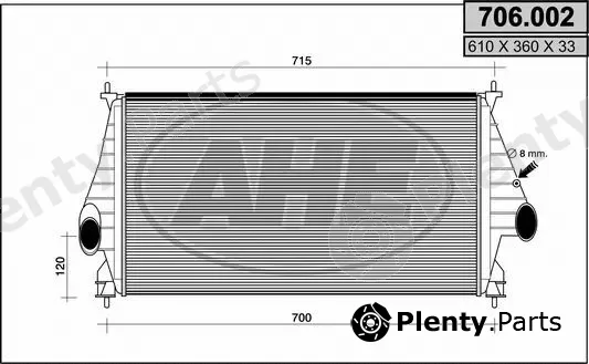 AHE 706.002 — Charge Air Cooler