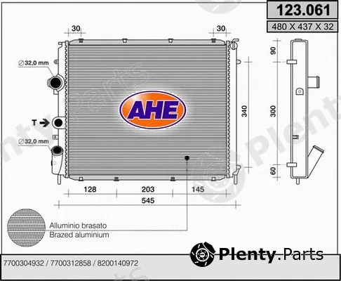 AHE 123.061 — Radiator, engine cooling