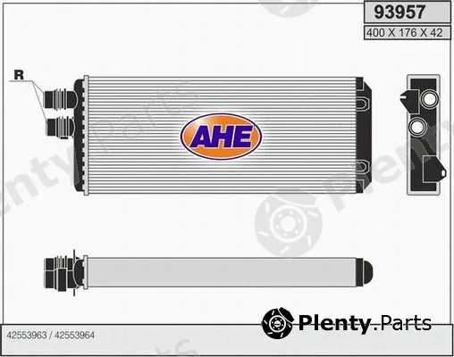 AHE 93957 — Heat Exchanger, interior heating