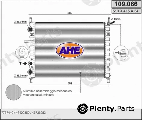 AHE 109.066 — Radiator, engine cooling