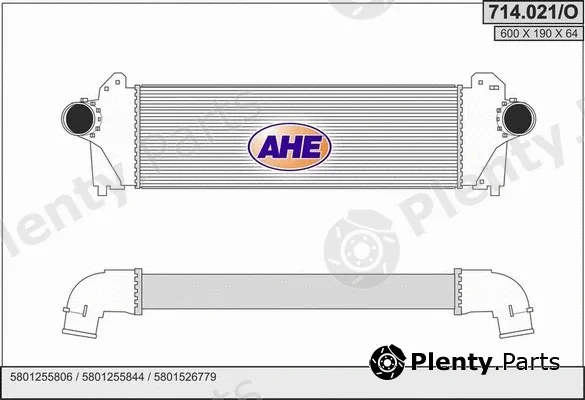 AHE 714.021/O — Charge Air Cooler