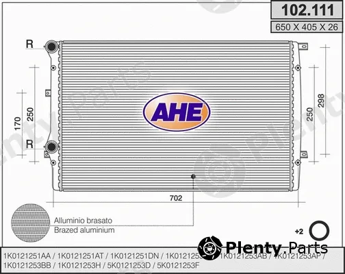 AHE 102.111 — Radiator, engine cooling