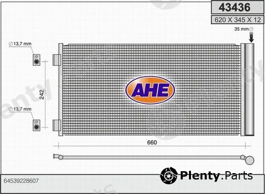 AHE 43436 — Condenser, air conditioning