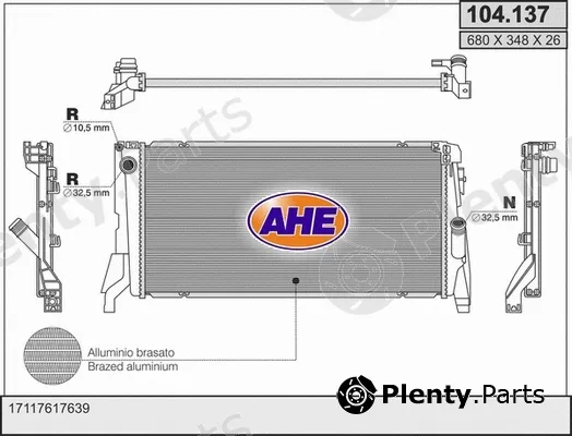 AHE 104.137 — Radiator, engine cooling