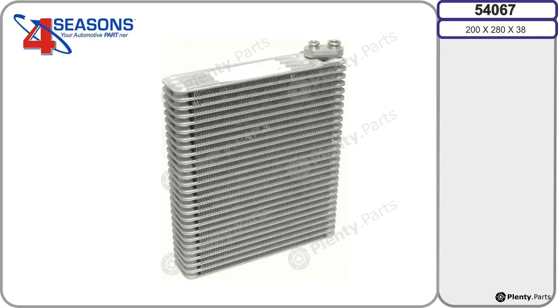 AHE 54067 — Evaporator, air conditioning