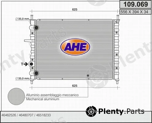 AHE 109.069 — Radiator, engine cooling