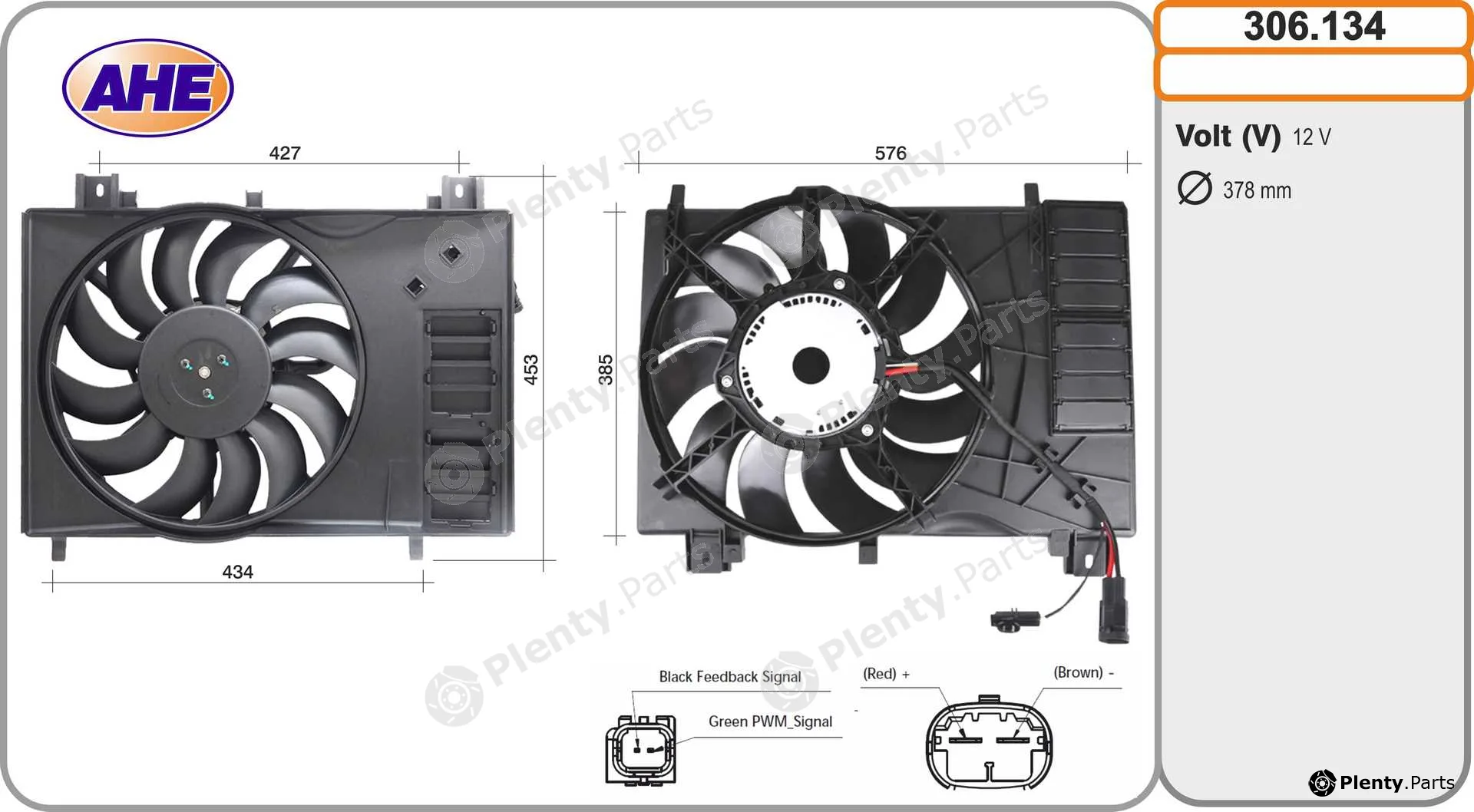 AHE 306.134 — Fan, engine cooling