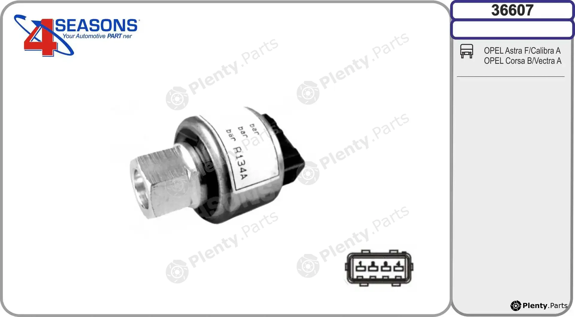 AHE 36607 — Pressure Switch, air conditioning