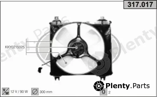 AHE 317.017 — Fan, engine cooling