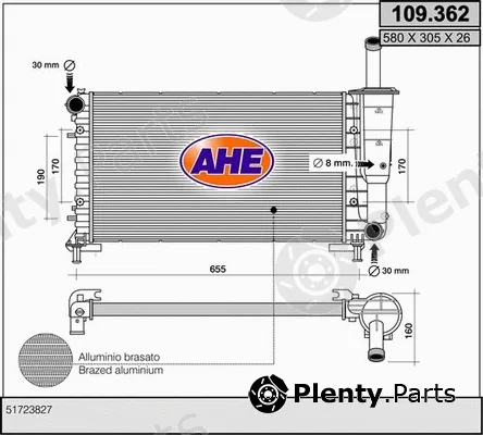 AHE 109.362 — Radiator, engine cooling