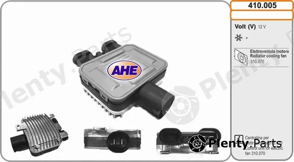 AHE 410.005 — Control Unit, electric fan (engine cooling)