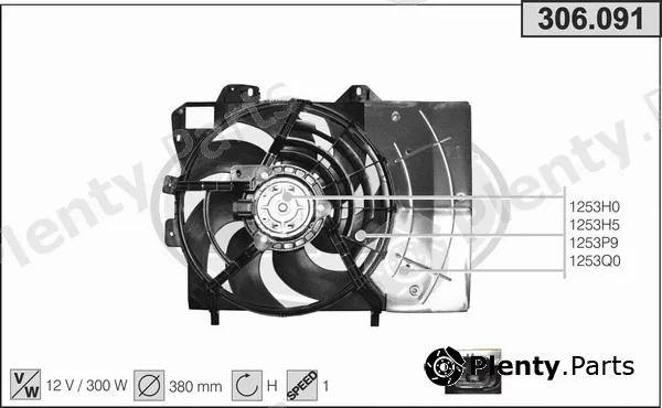 AHE 306.091 — Fan, engine cooling