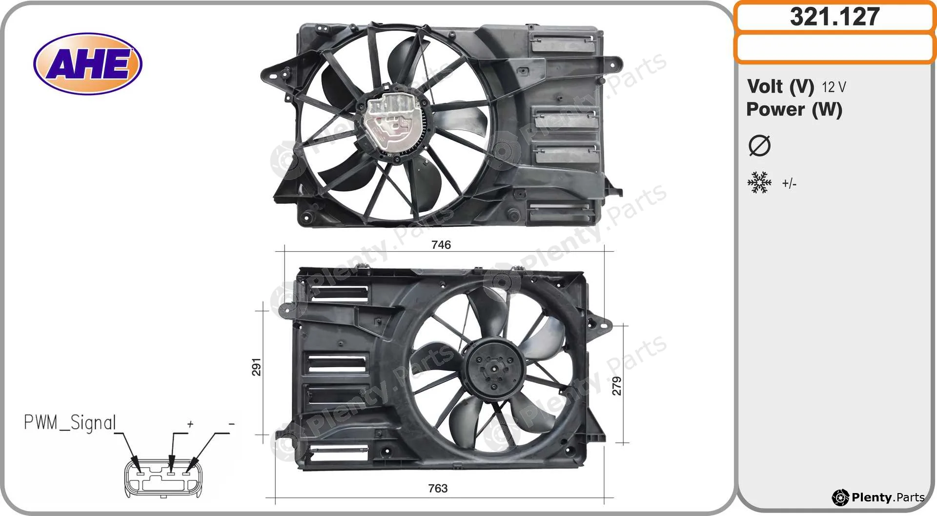AHE 321.127 — Fan, engine cooling