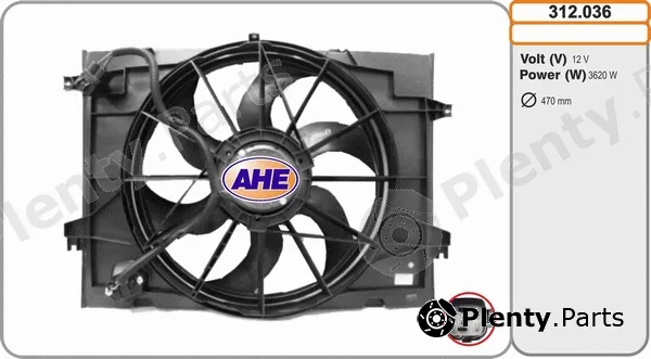AHE 312.036 — Fan, engine cooling