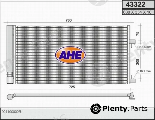 AHE 43322 — Condenser, air conditioning