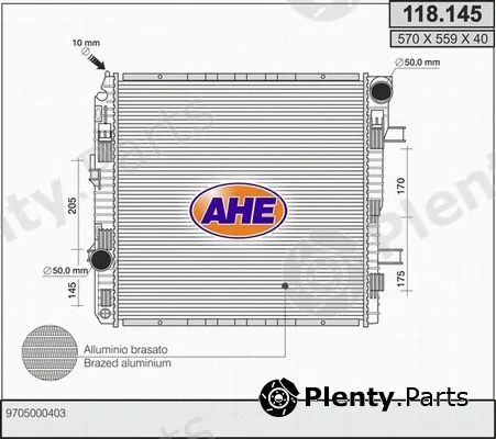 AHE 118.145 — Radiator, engine cooling