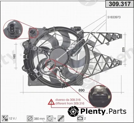 AHE 309.317 — Fan, engine cooling