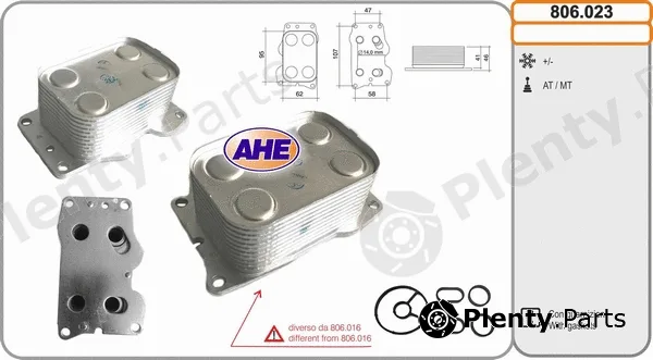 AHE 806.023 — Oil Cooler, engine oil