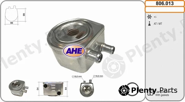 AHE 806.013 — Oil Cooler, engine oil