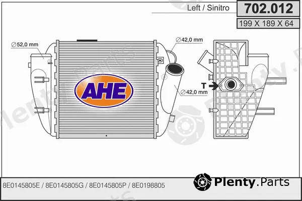 AHE 702.012 — Charge Air Cooler