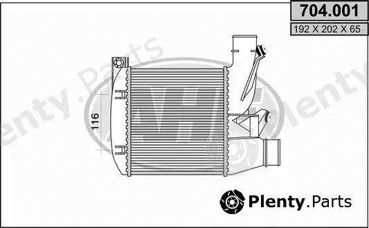 AHE 704.001 — Charge Air Cooler