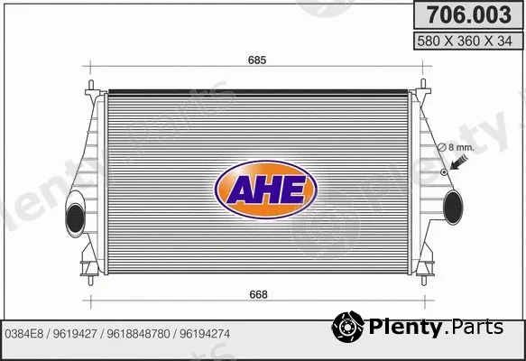 AHE 706.003 — Charge Air Cooler