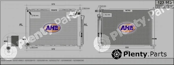 AHE 123.163 — Radiator, engine cooling