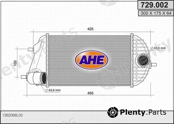 AHE 729.002 — Charge Air Cooler