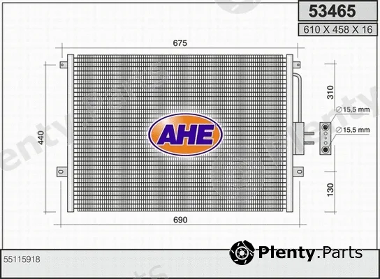 AHE 53465 — Condenser, air conditioning