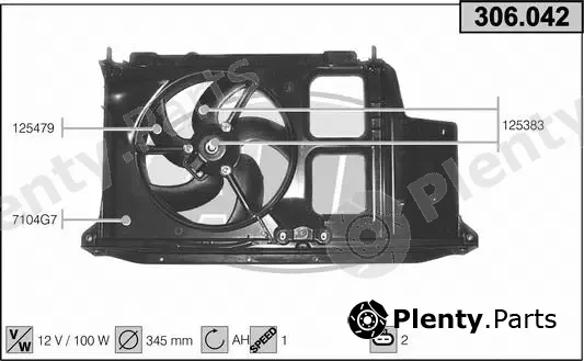 AHE 306.042 — Fan, engine cooling
