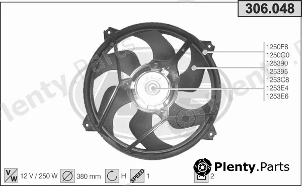AHE 306.048 — Fan, engine cooling