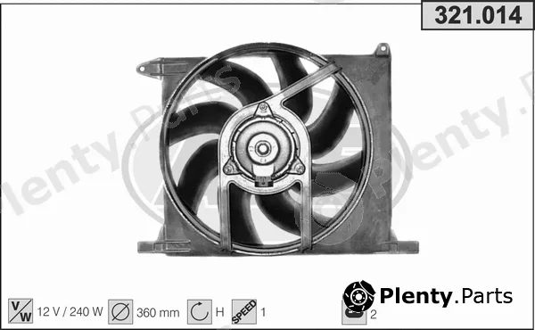 AHE 321.014 — Fan, engine cooling