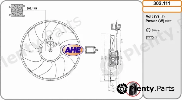 AHE 302.111 — Fan, engine cooling