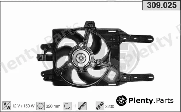 AHE 309.025 — Fan, engine cooling